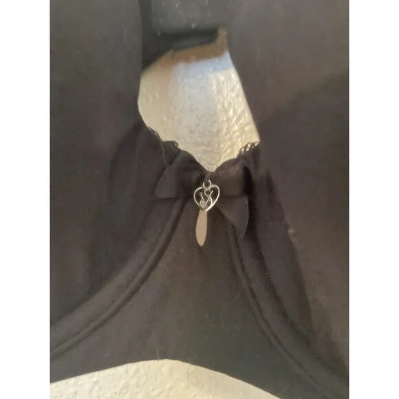 Victoria's Secret Women Bra 34DD Black Body By Victoria Lined Demi - Picture 4 of 5